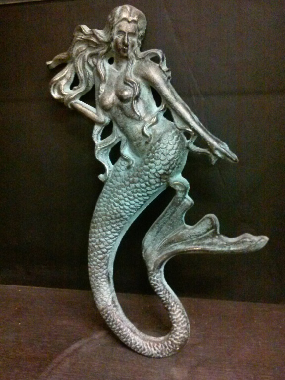 Cast Iron Mermaid (wall hanging) - Click Image to Close