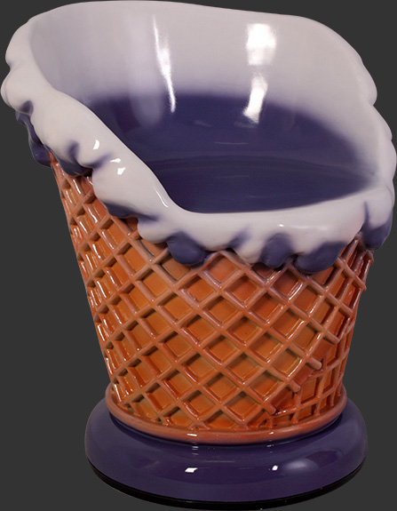 Ice Cream Chair - Grape - Click Image to Close