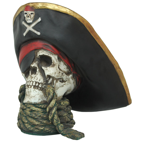 Skull head - Pirate with rope - Click Image to Close