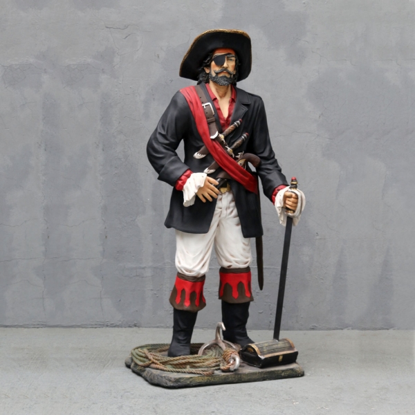 Pirate Standing 6Ft. - Click Image to Close