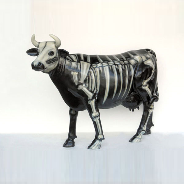 Skeleton Cow (with or without Horns) - Click Image to Close