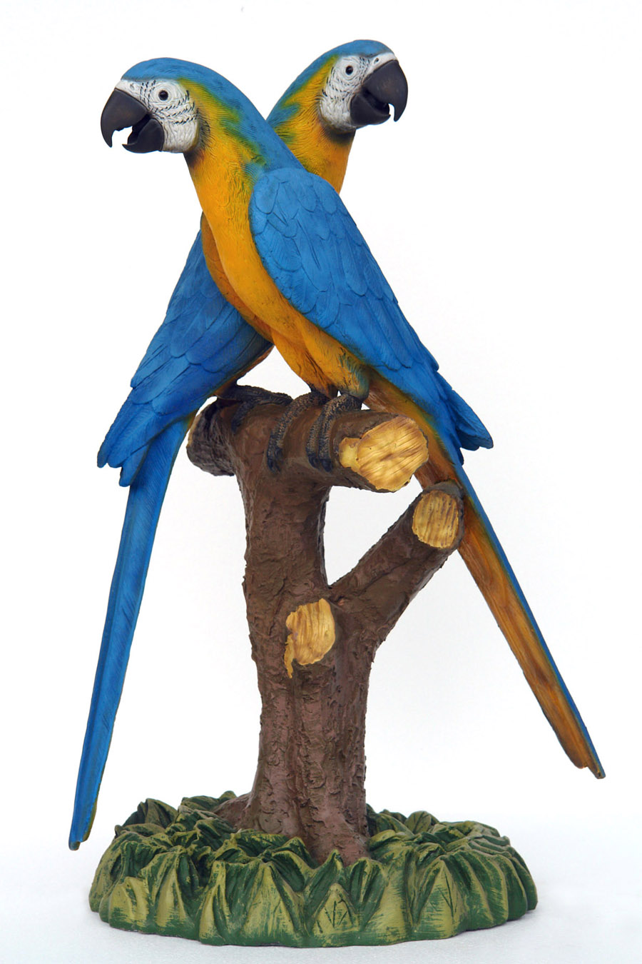 Blue Gold Macaw Lover 3ft. / Fiberglass - Click Image to Close