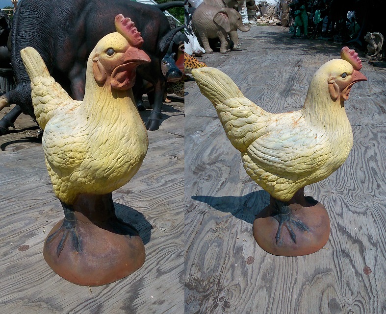Cast Iron Rooster - Click Image to Close