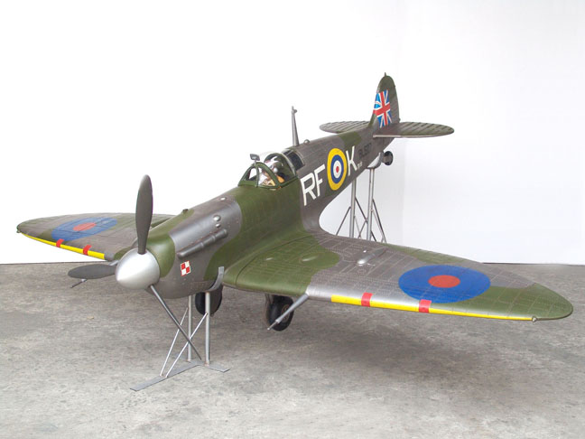 Spitfire Model Airplane - Click Image to Close