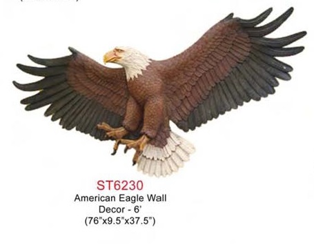 American Eagle Decor 6 ft. - Click Image to Close