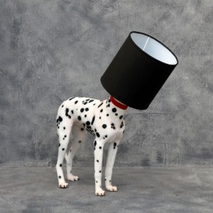 Dog Lamp - Click Image to Close