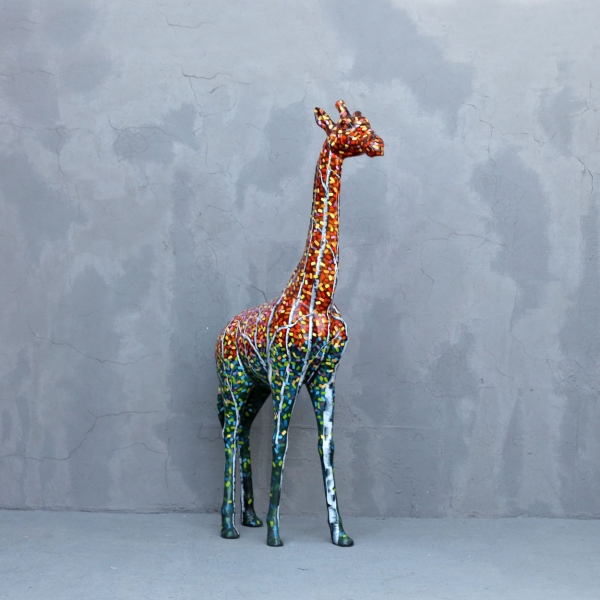 Popart Giraffe - Click Image to Close
