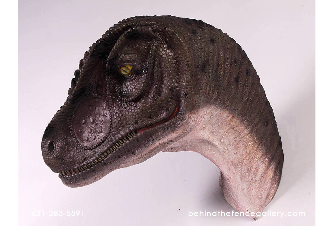 Allosaurus Head Statue - Click Image to Close