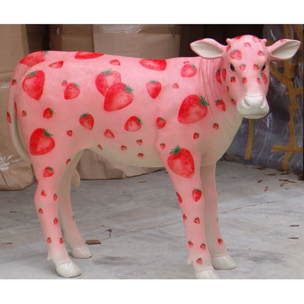 Strawberry Milkshake Calf - Click Image to Close