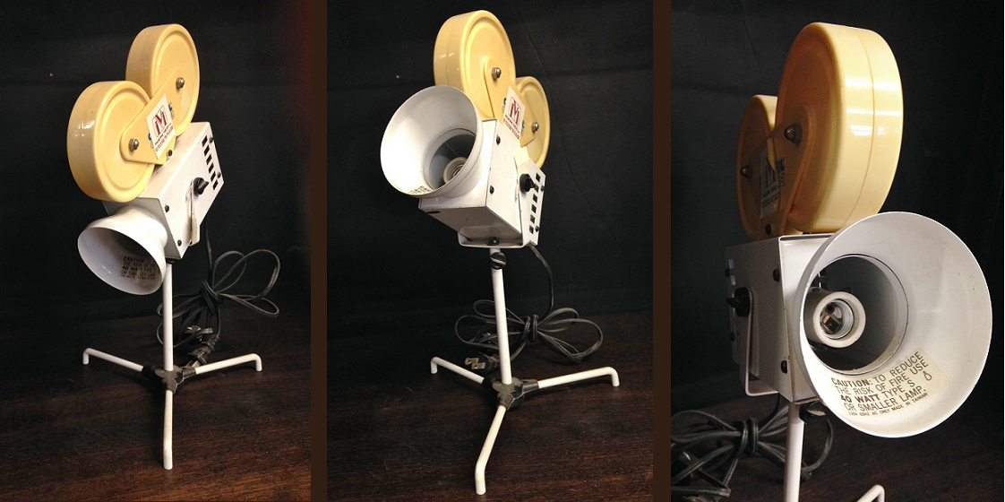 Vintage Image Video Camera with Lamp - Click Image to Close