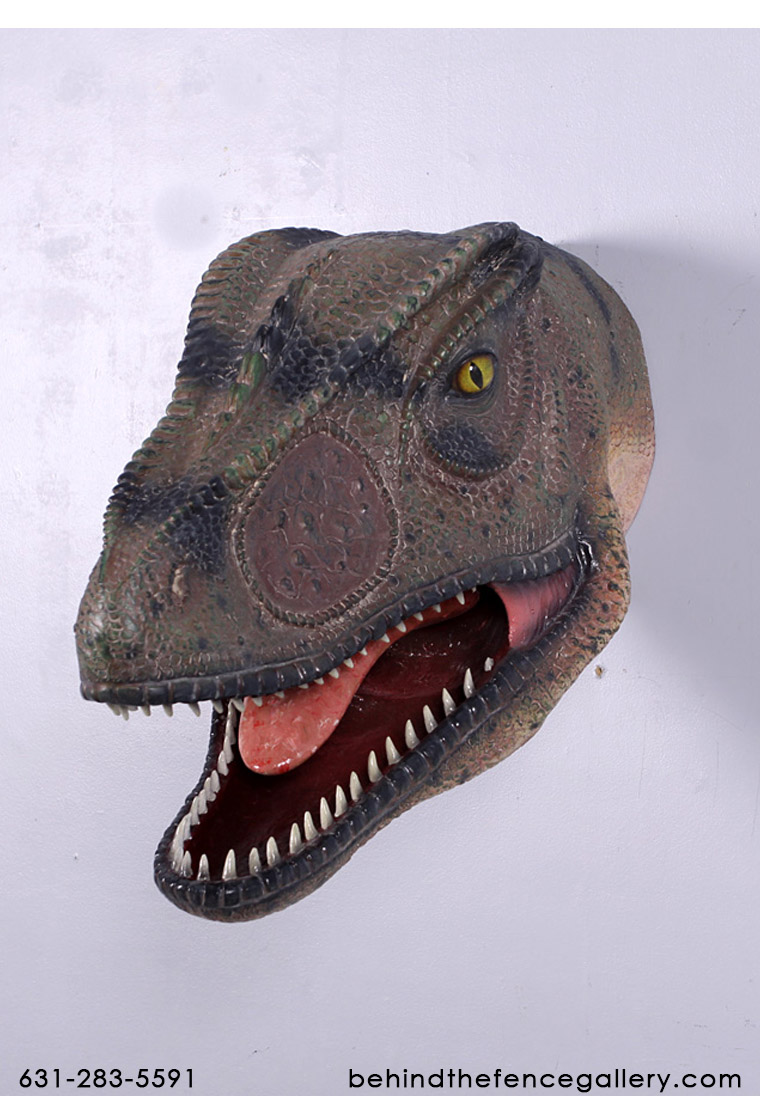 Allosaurus Head Wall Mount - Click Image to Close