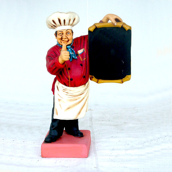 Chef - 6ft Statue - Click Image to Close