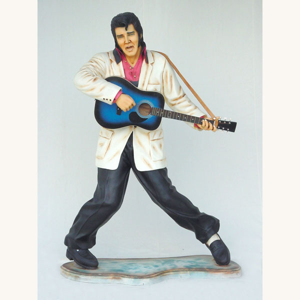 Elvis Presley Standing Playing Guitar - Click Image to Close