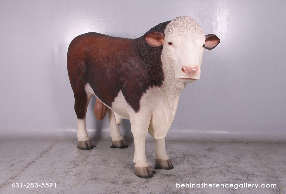 Hereford Bull Statue - Click Image to Close