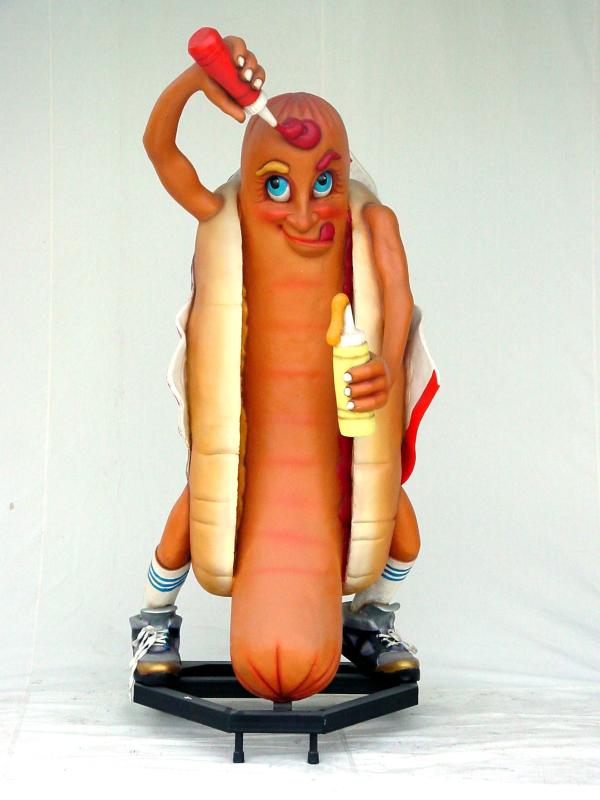 Hot Dog Man 6ft. - Click Image to Close
