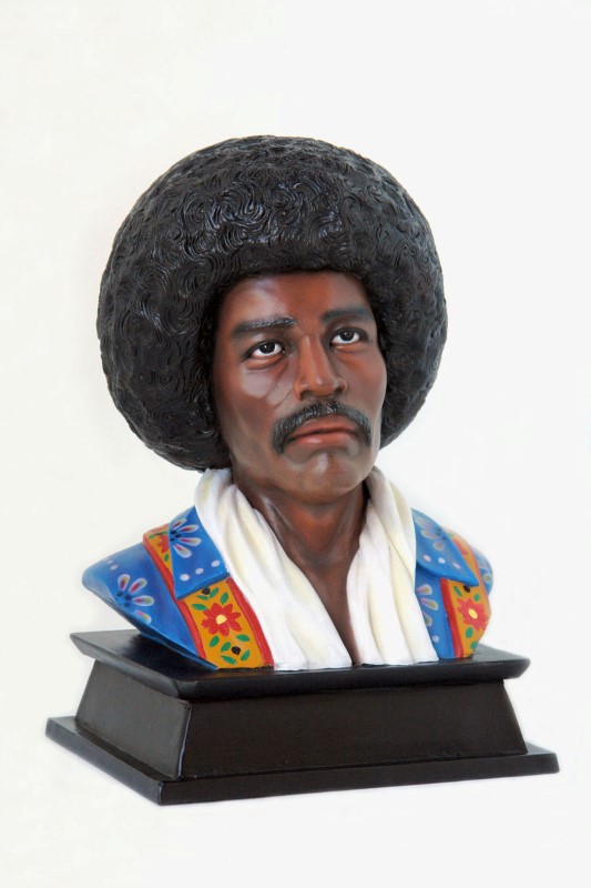 Jimmy Hendrix Bust - Click Image to Close