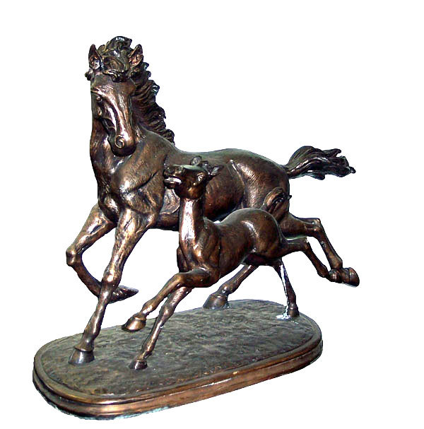 Bronze Mare With Colt Bronze Mare With Colt