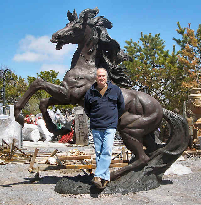 Bronze Monumental rearing Horse Bronze Monumental rearing Horse