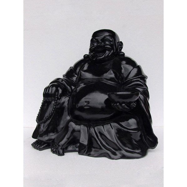 Buddha Sitting-Black - Click Image to Close