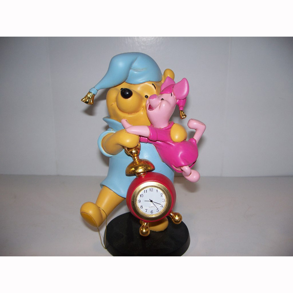 Pooh Bear and Piglet Clock - Click Image to Close