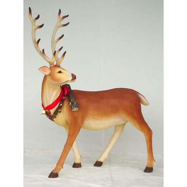 Reindeer Long Horn - Click Image to Close