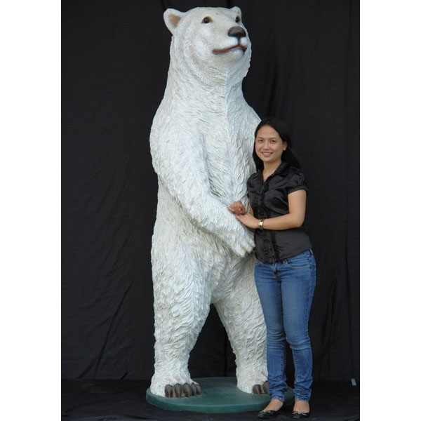 Standing Polar Bear - Click Image to Close