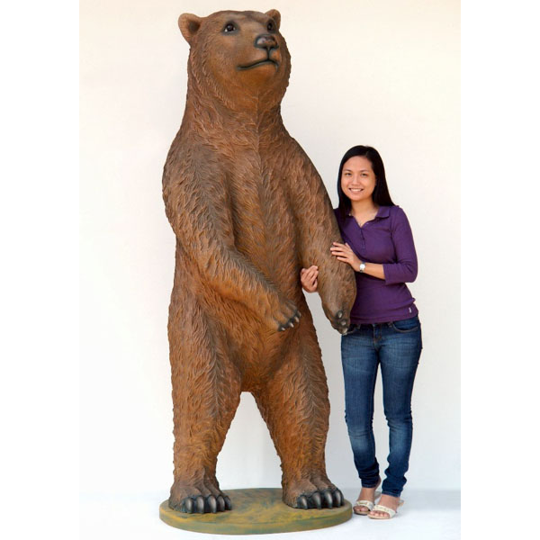 Big Grizzly Bear Statues - Click Image to Close