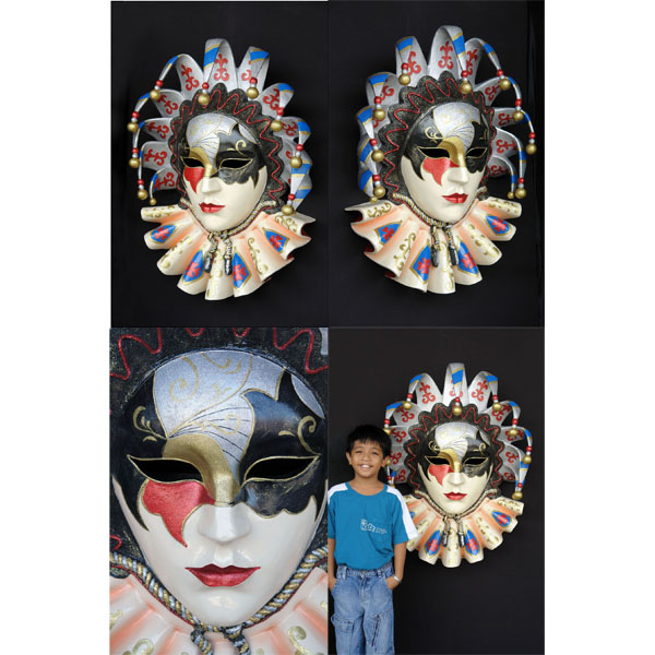 Jolly Brocade Wall Mask - Click Image to Close