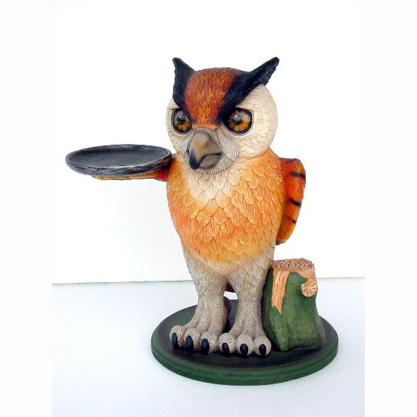 Owl with Tray 3ft! - Click Image to Close