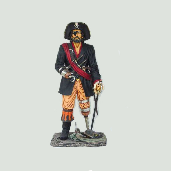 Pirate outdoor Fiberglass Statue animatronics animated motorized figure
