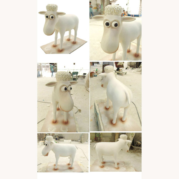  Figurine Sheep Statue Animal Farm Statue Counting Sheep Statue Serta 