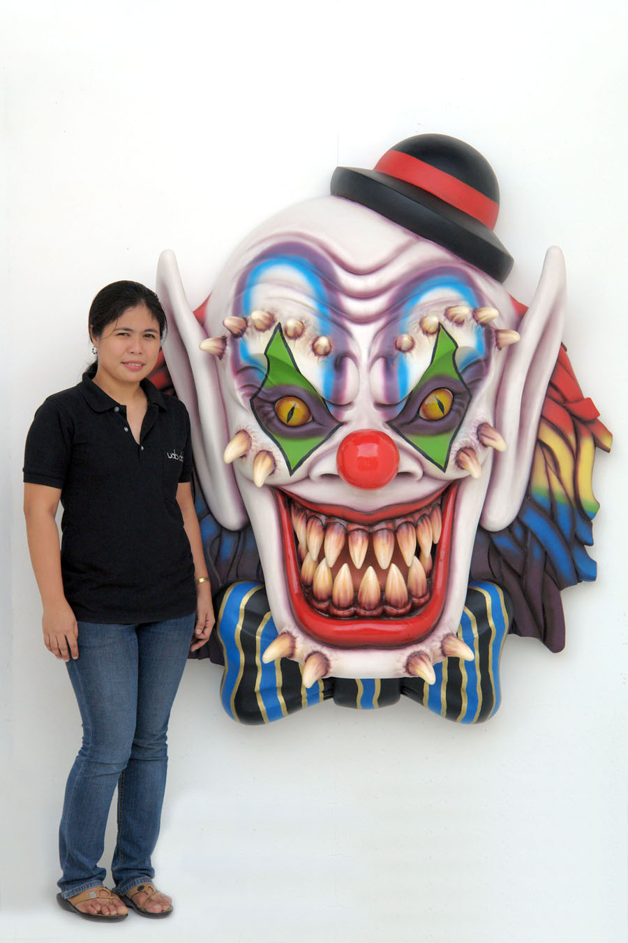 Scary Clown Wall Decor - Click Image to Close